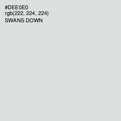 #DEE0E0 - Swans Down Color Image